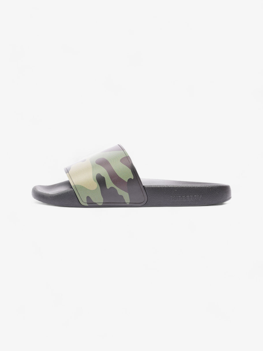 Burberry Camo Slides Khaki / Black Rubber EU 41 UK 7 Image 5