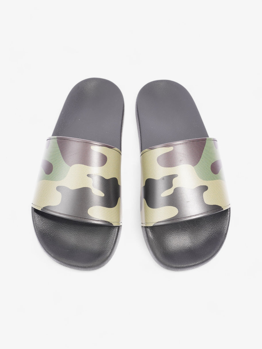 Burberry Camo Slides Khaki / Black Rubber EU 41 UK 7 Image 8