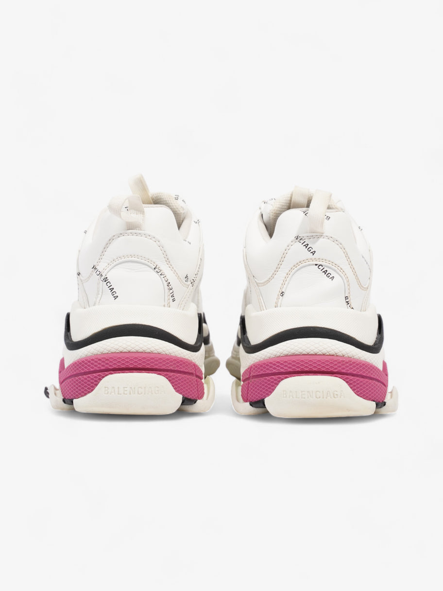 Balenciaga Triple S Graffiti  White / Black / Pink Leather EU 41 UK 7 Image 6