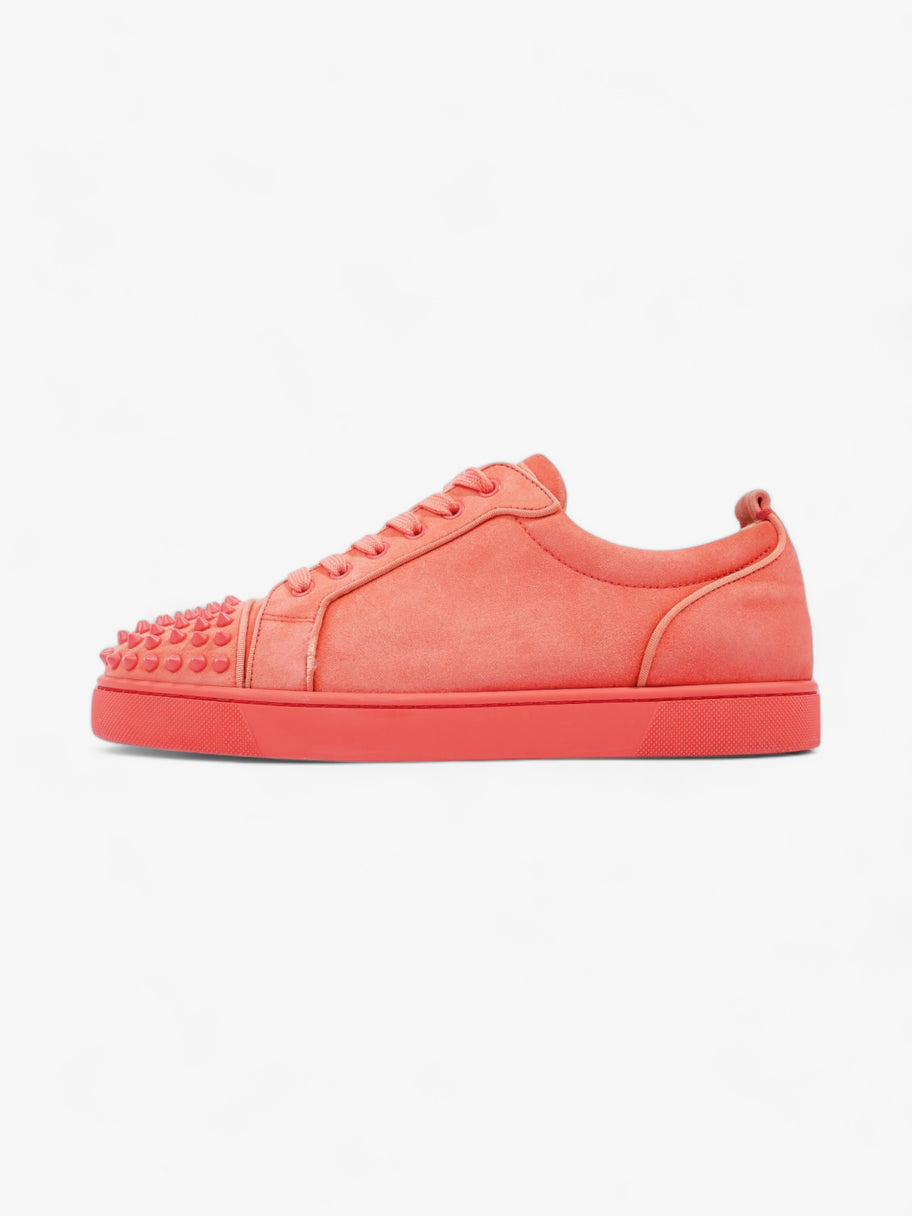 Christian Louboutin Louis Junior Spikes Coral Suede EU 42.5 UK 8.5 Image 5