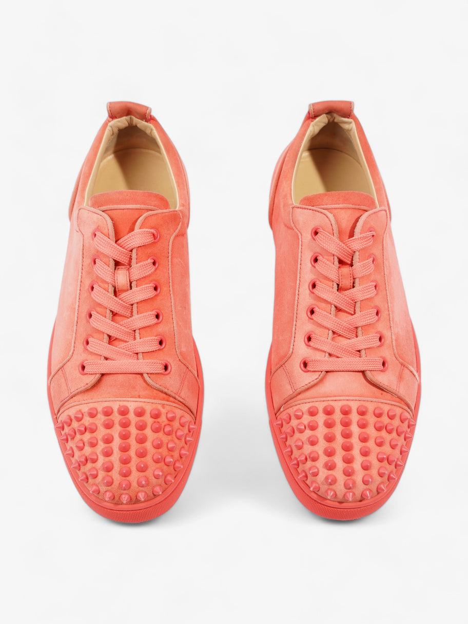 Christian Louboutin Louis Junior Spikes Coral Suede EU 42.5 UK 8.5 Image 8