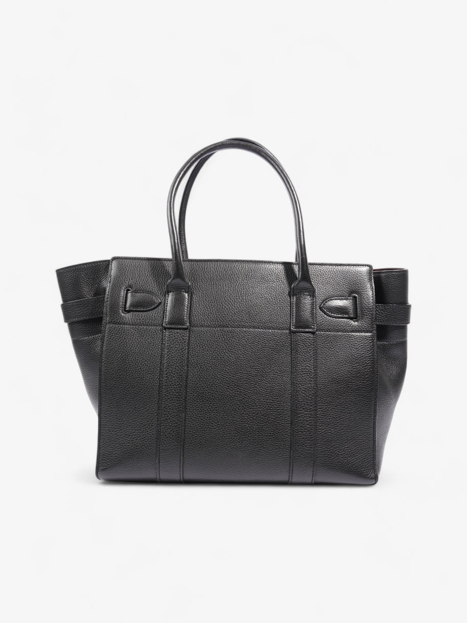 Mulberry Zipped Bayswater Black Grained Leather Large Image 4