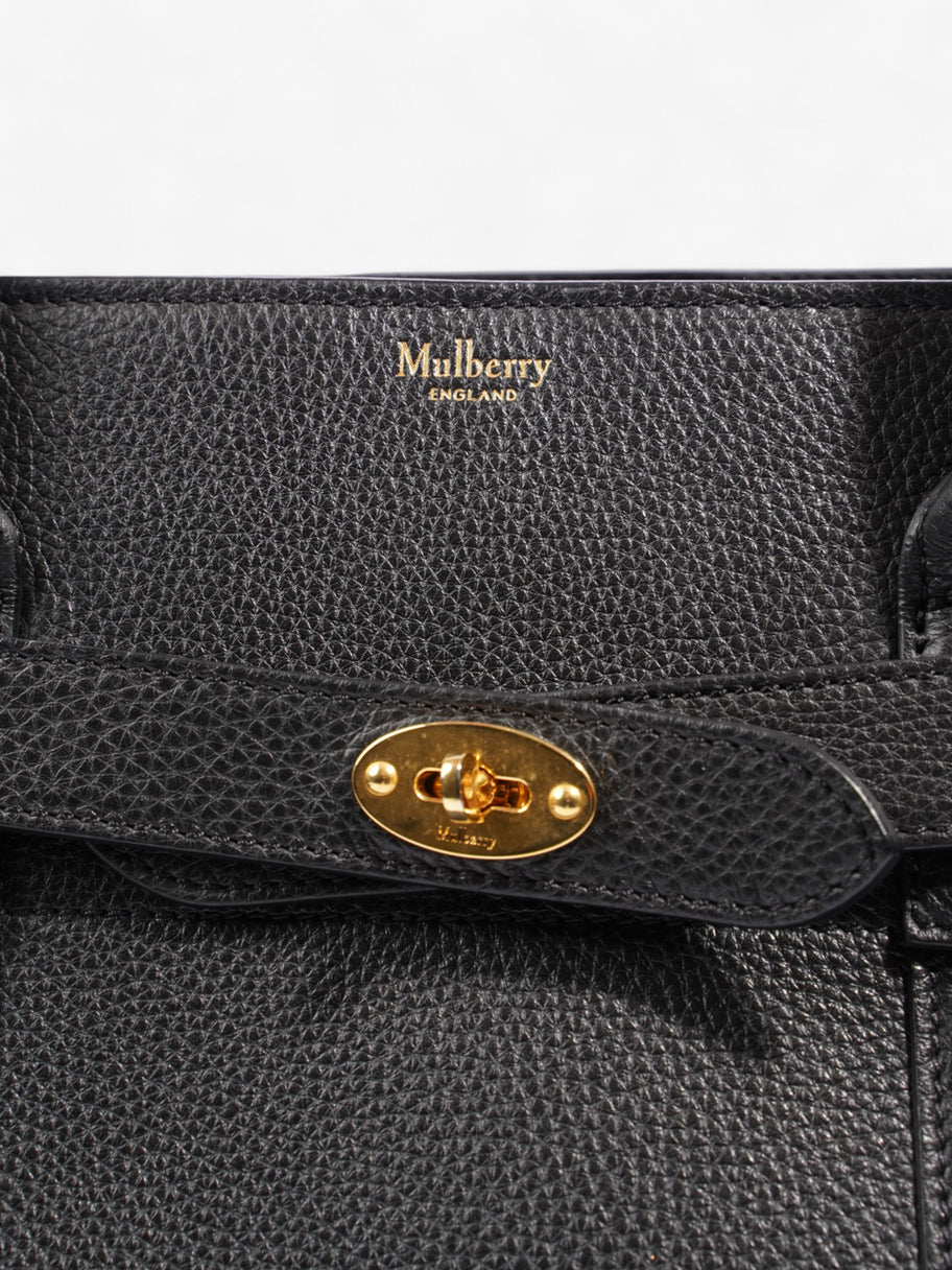 Mulberry Zipped Bayswater Black Grained Leather Large Image 8