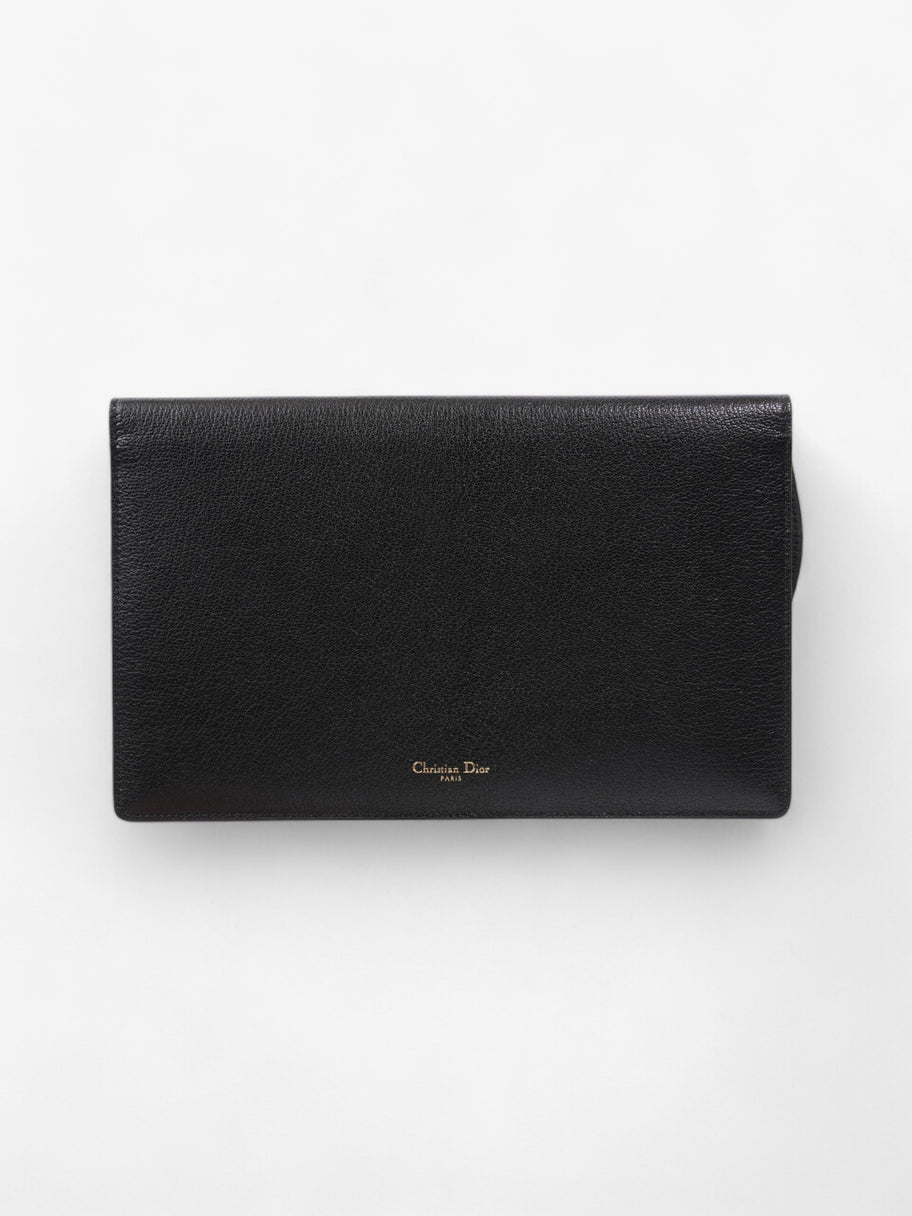 Christian Dior Saddle Pouch Black Leather Image 4