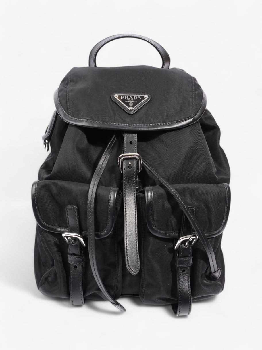 Prada Backpack Black Nylon Luxe Collective