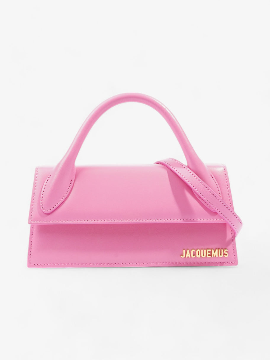 Jacquemus Le Chiquito Long Pink Leather Image 1