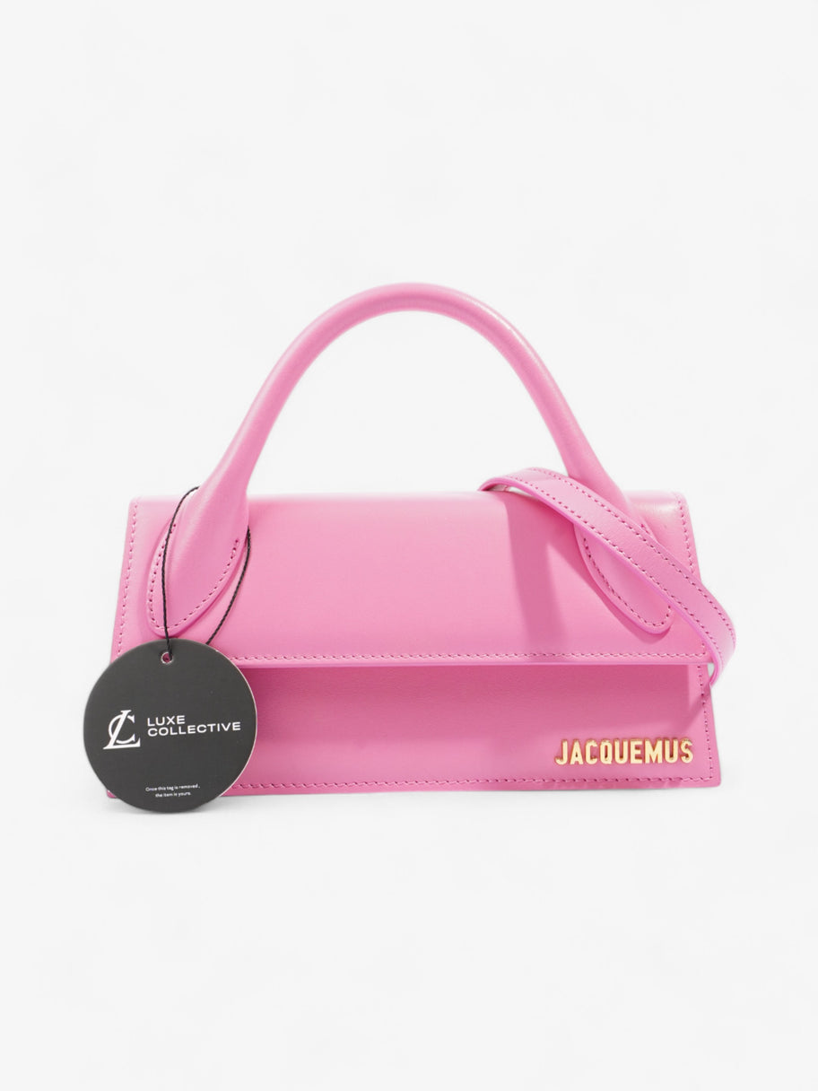 Jacquemus Le Chiquito Long Pink Leather Image 8