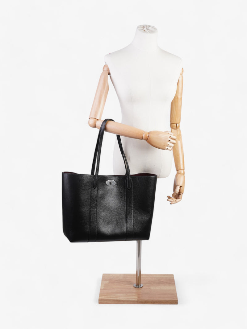  Mulberry Bayswater Tote Black Grained Leather