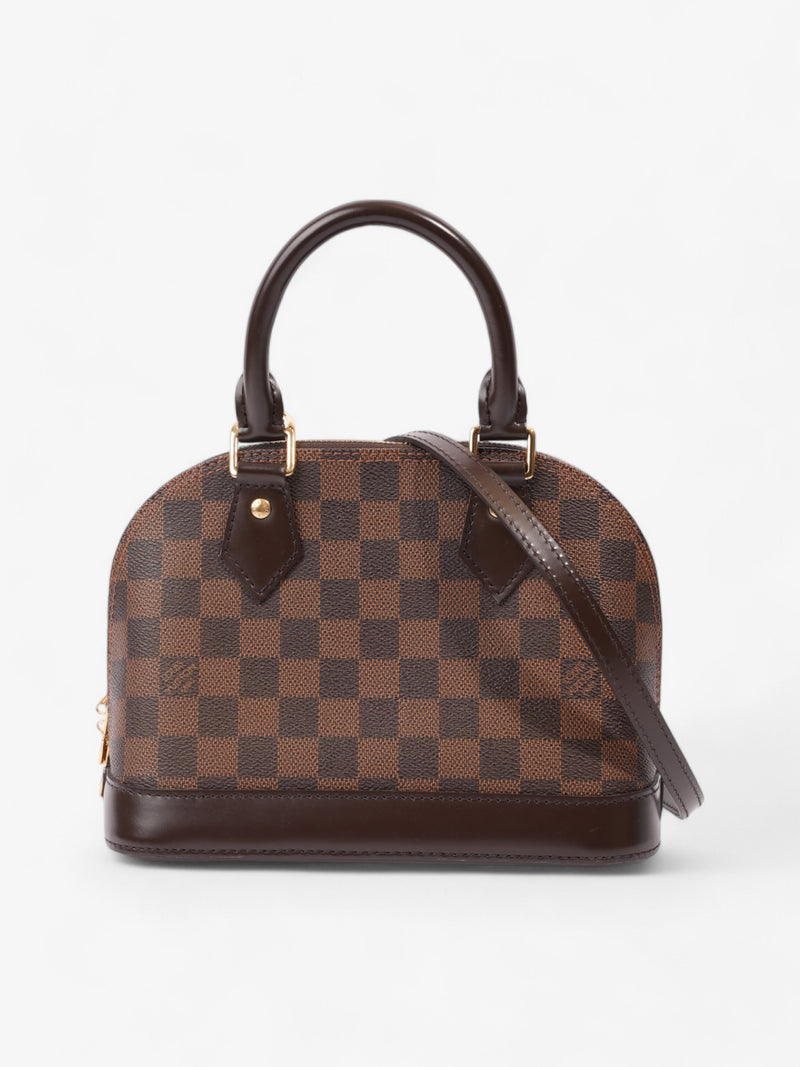  Louis Vuitton Alma Damier Ebene Coated Canvas BB