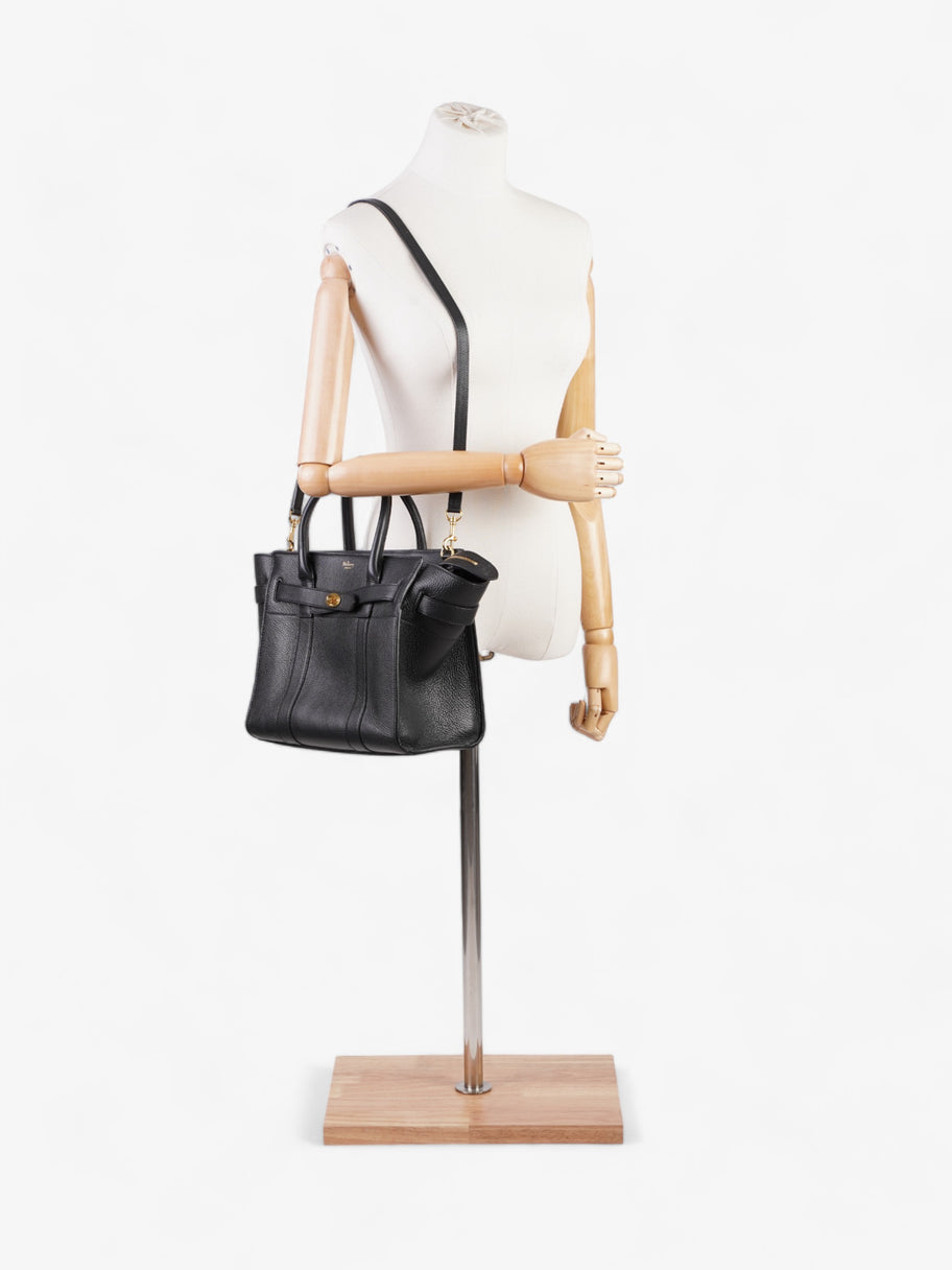 Mulberry Zipped Bayswater Black Leather Small Image 2