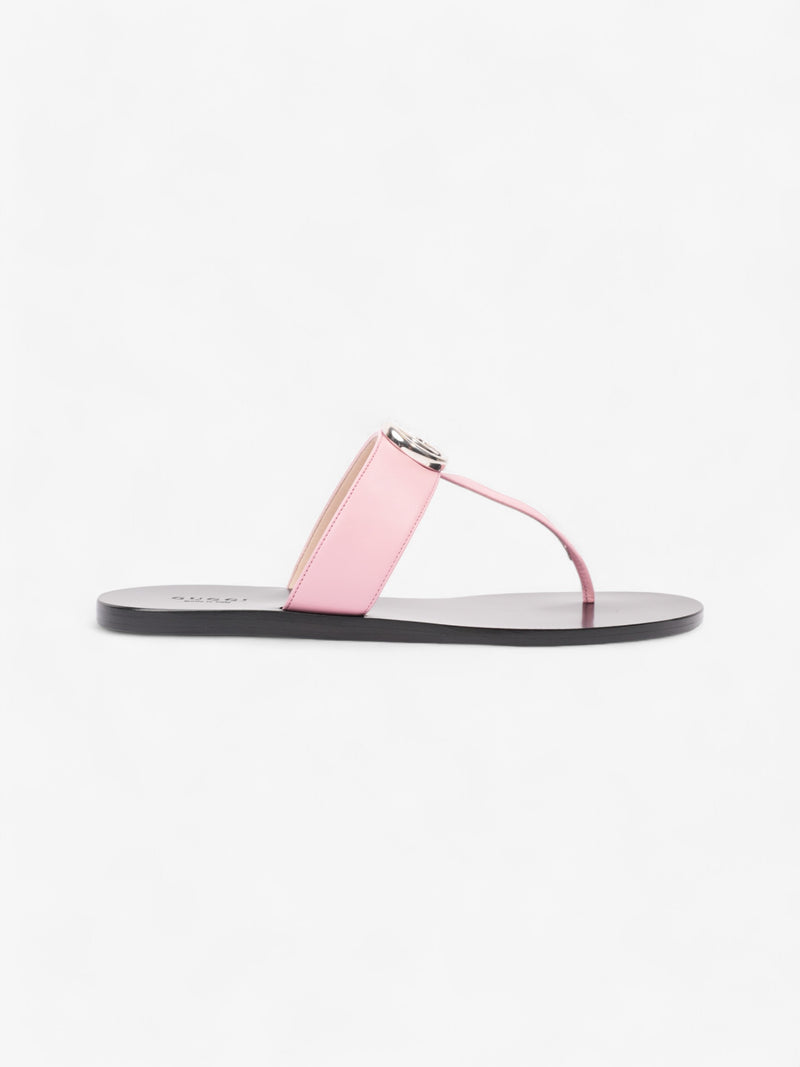  Gucci GG Marmont Sandals Pink Leather EU 38.5 UK 5.5