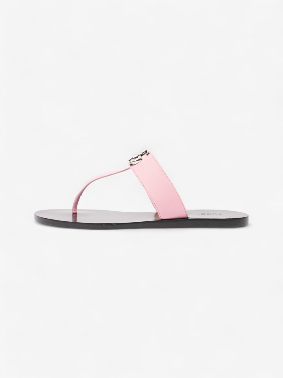 Gucci GG Marmont Sandals Pink Leather EU 38.5 UK 5.5 Image 5