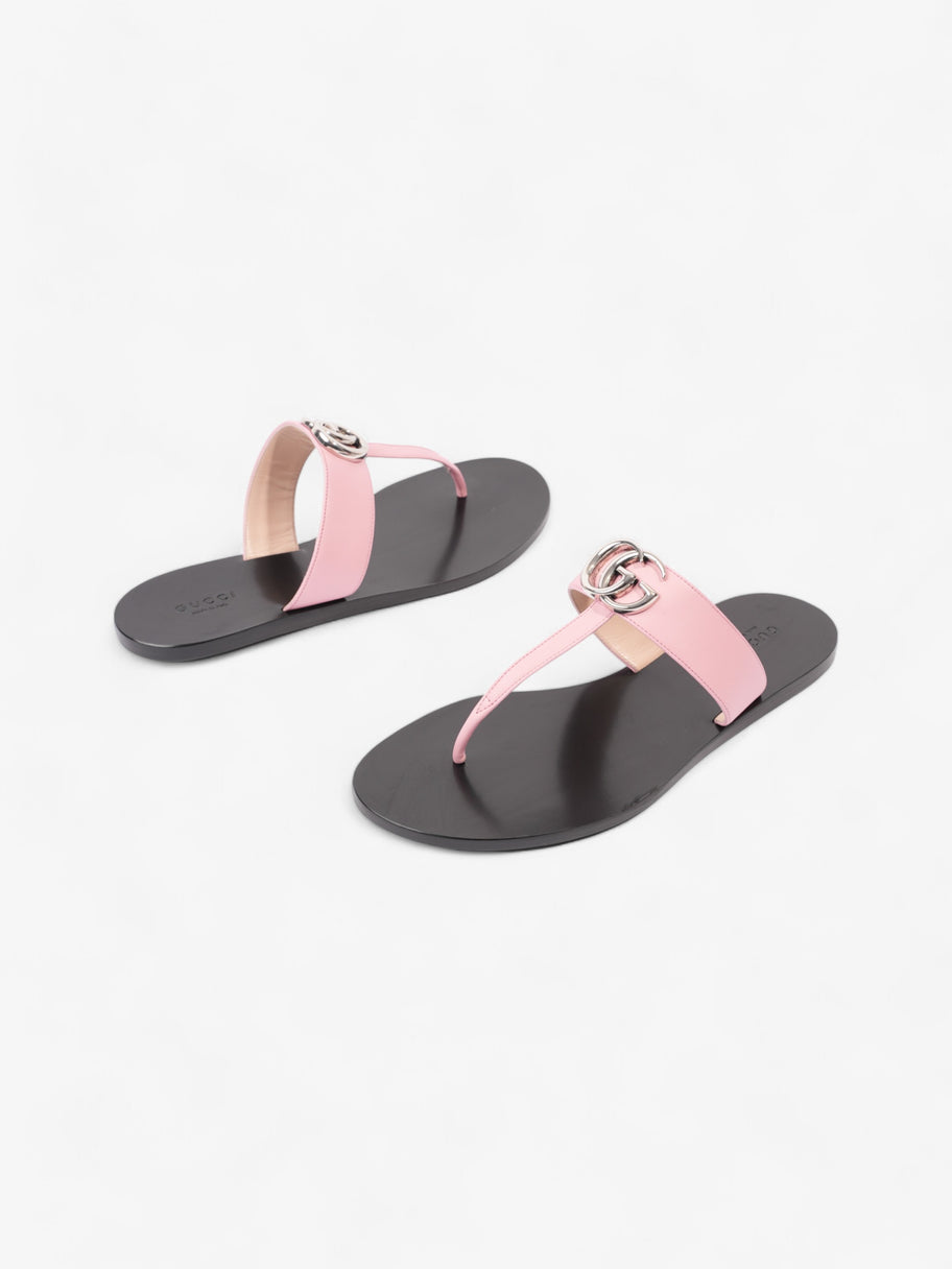 Gucci GG Marmont Sandals Pink Leather EU 38.5 UK 5.5 Image 9