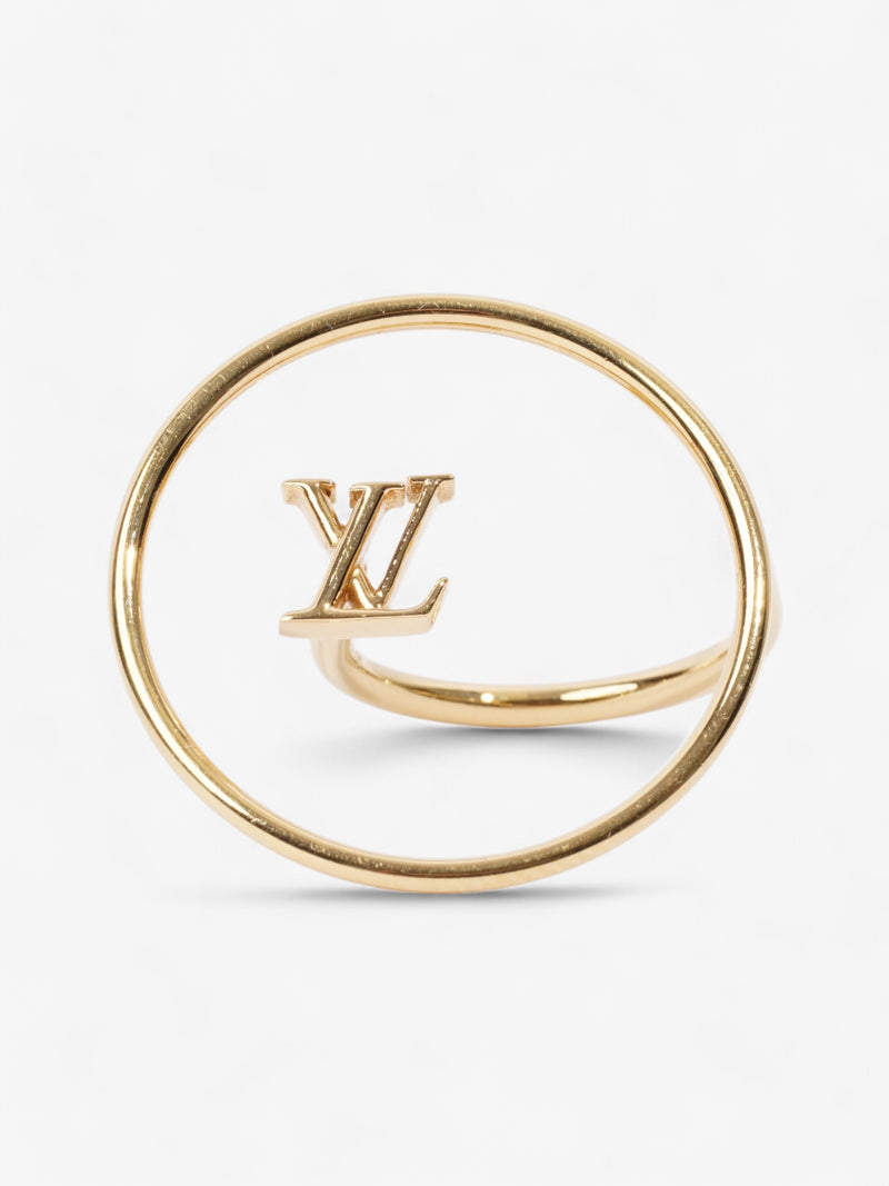  Louis Vuitton LV Eclipse Bague Gold Base Metal Small (Circumference - 51mm)