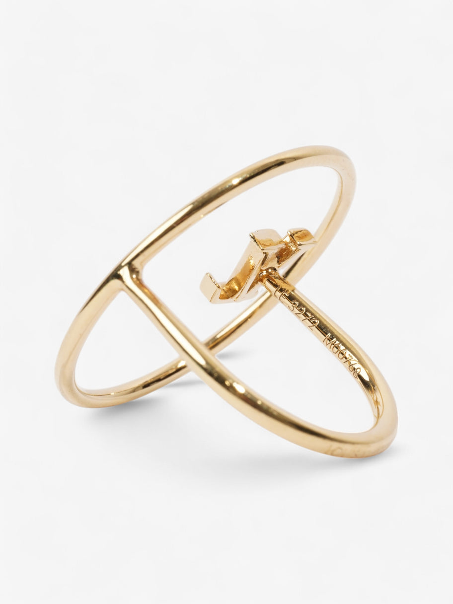 Louis Vuitton LV Eclipse Bague Gold Base Metal Small (Circumference - 51mm) Image 2