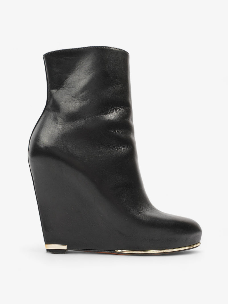  Ankle Boot 100 Black Leather EU 36 UK 3