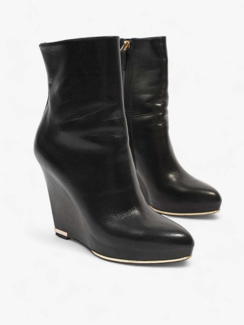  Ankle Boot 100 Black Leather EU 36 UK 3