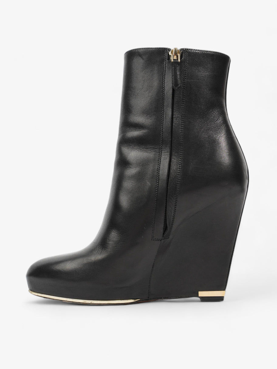 Givenchy Ankle Boot 100 Black Leather EU 36 UK 3 Image 3