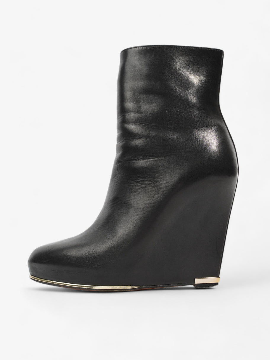 Givenchy Ankle Boot 100 Black Leather EU 36 UK 3 Image 4