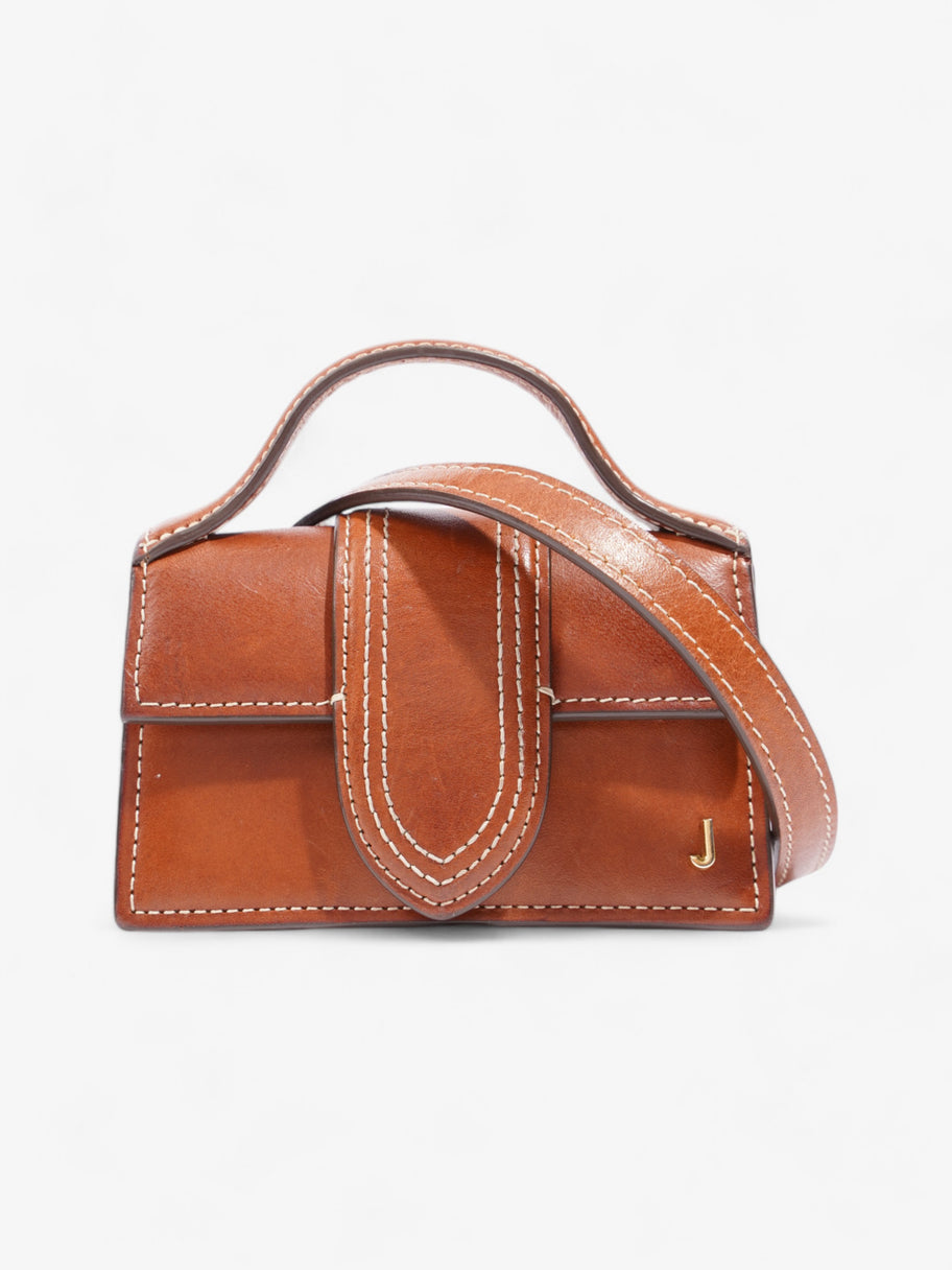 Jacquemus Le Petite Bambino Brown Leather Image 1