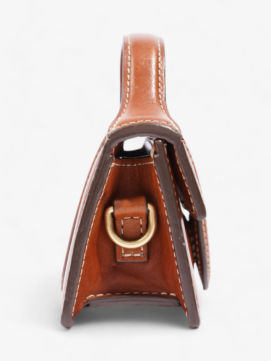 Jacquemus Le Petite Bambino Brown Leather Image 5