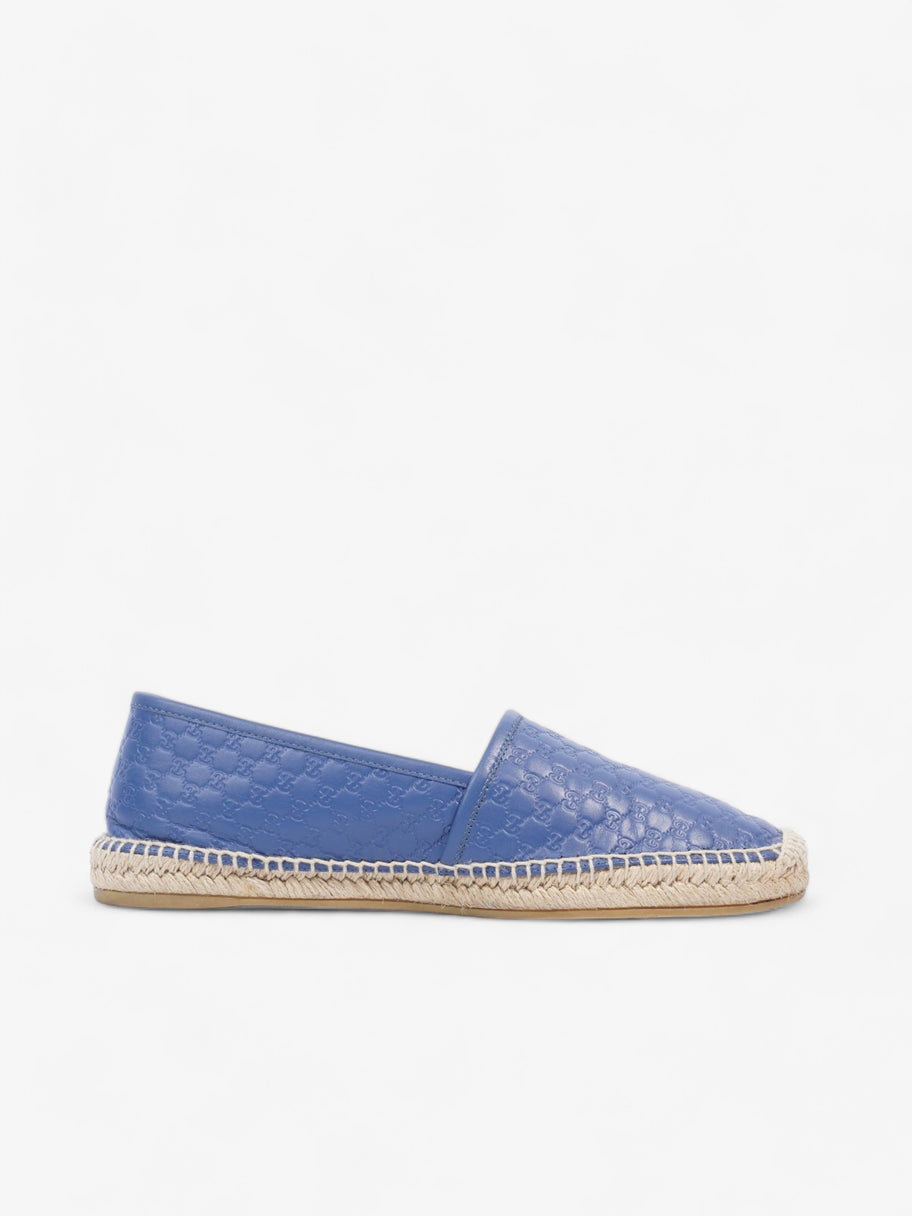 GG Espadrilles Blue Leather EU 40 UK 7 Image 11