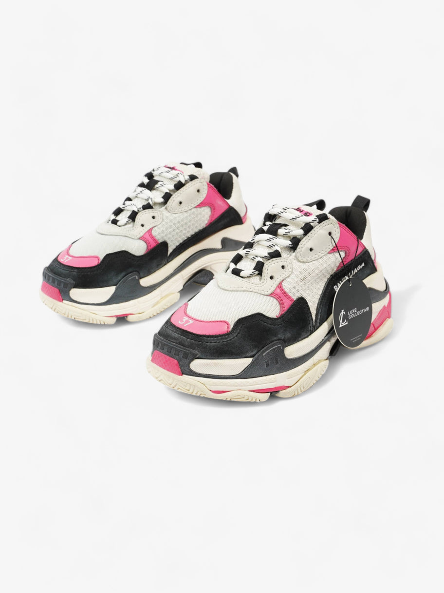 Triple S White / Black / Pink Mesh EU 37 UK 4 Image 8