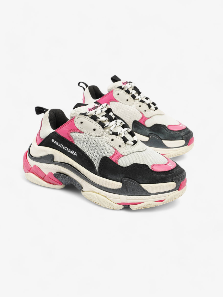 Triple S White / Black / Pink Mesh EU 37 UK 4 Image 2