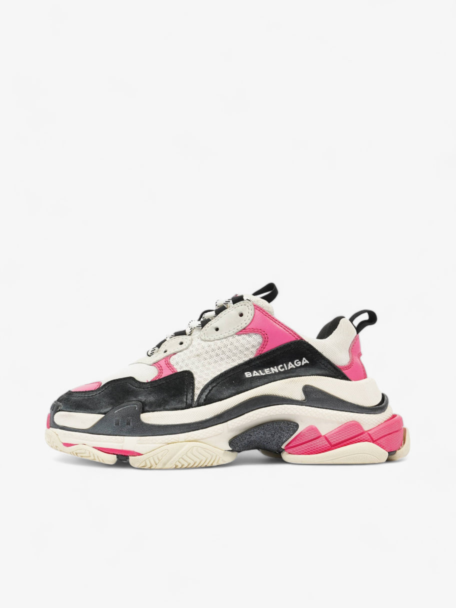 Triple S White / Black / Pink Mesh EU 37 UK 4 Image 4