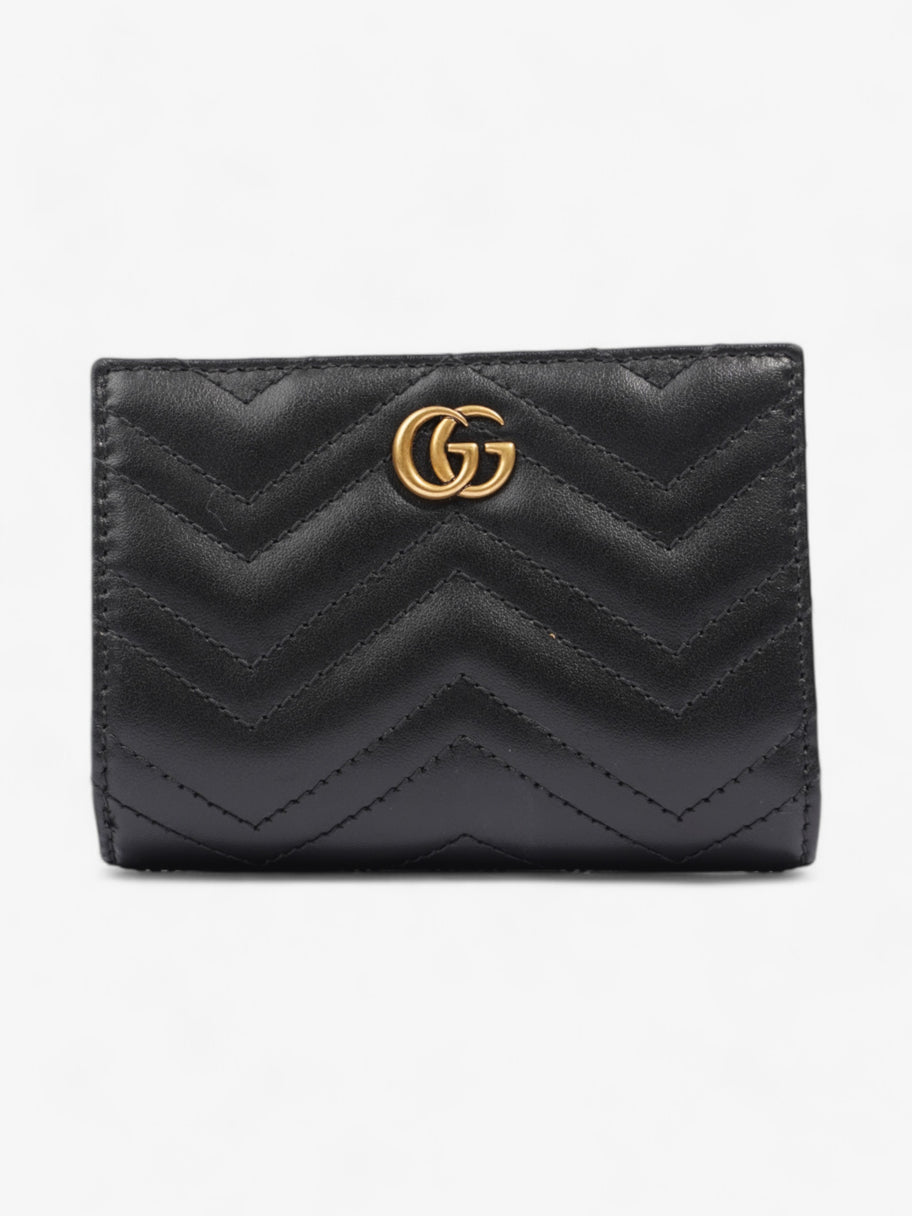 Gucci GG Marmont Wallet Black Matelasse Leather Image 1