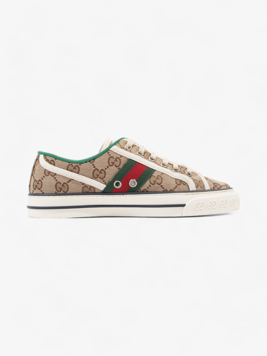 Gucci Tennis 1977 Sneakers Beige Monogram / White / Green Canvas EU 36.5 UK 3.5 Image 4