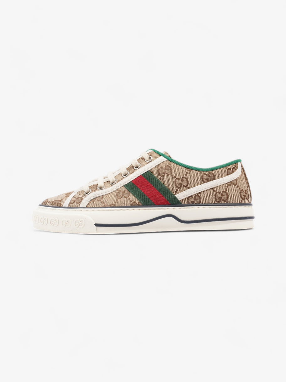 Gucci Tennis 1977 Sneakers Beige Monogram / White / Green Canvas EU 36.5 UK 3.5 Image 5