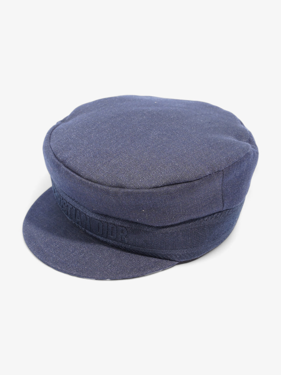 Christian Dior DiorTravel Cap  Navy Blue Cotton 58 Image 8