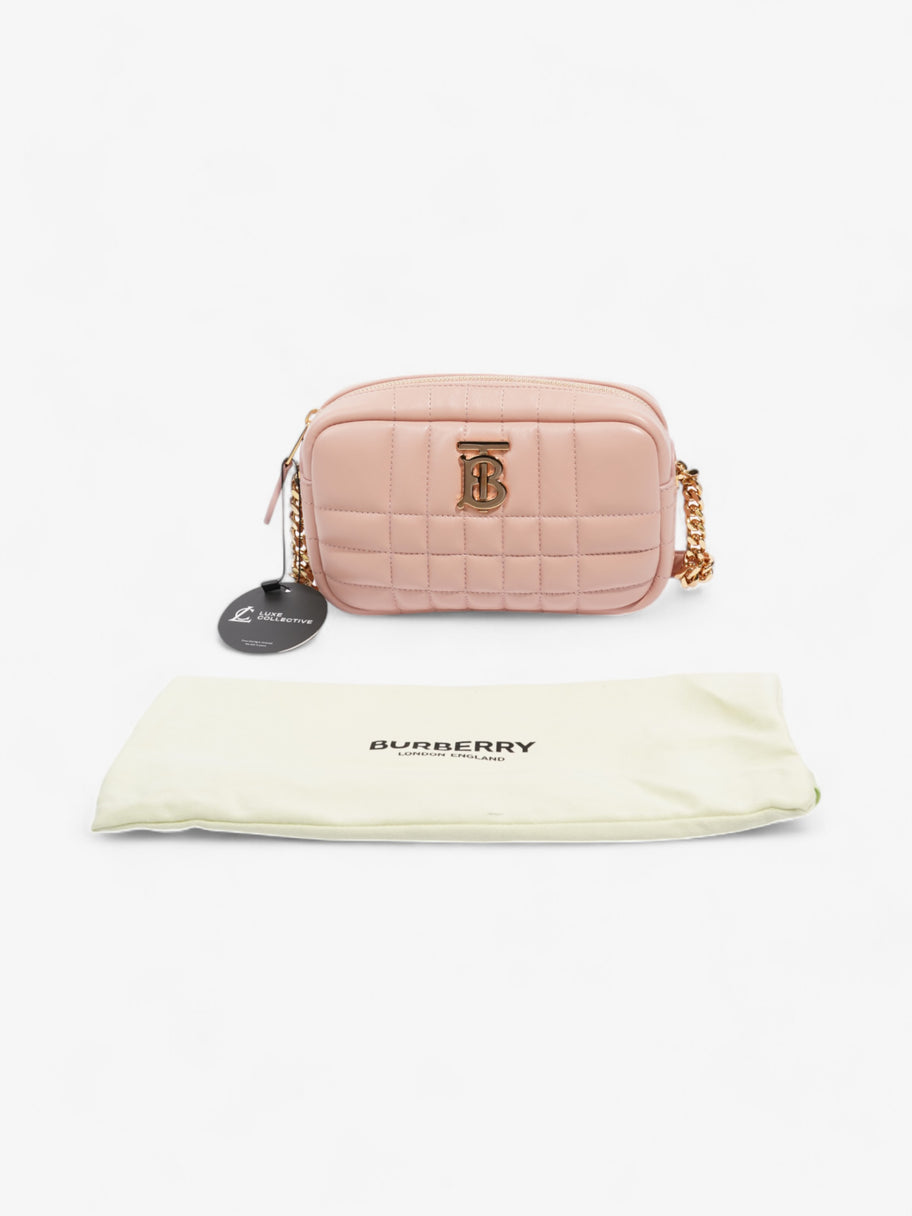 Burberry Lola Camera Bag Dusty Pink Leather Mini Image 8