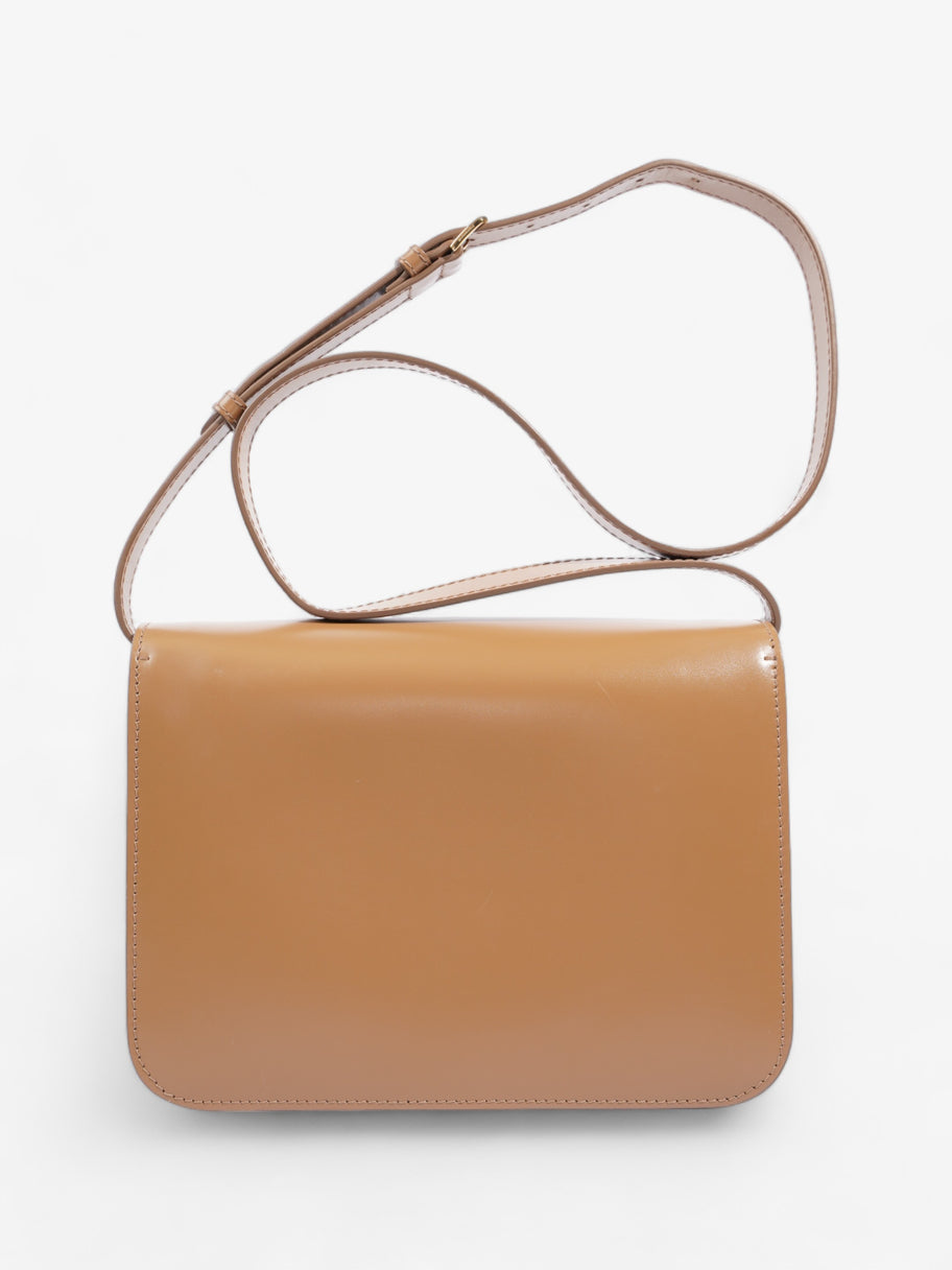 Burberry TB Logo Bag Tan Leather Image 4