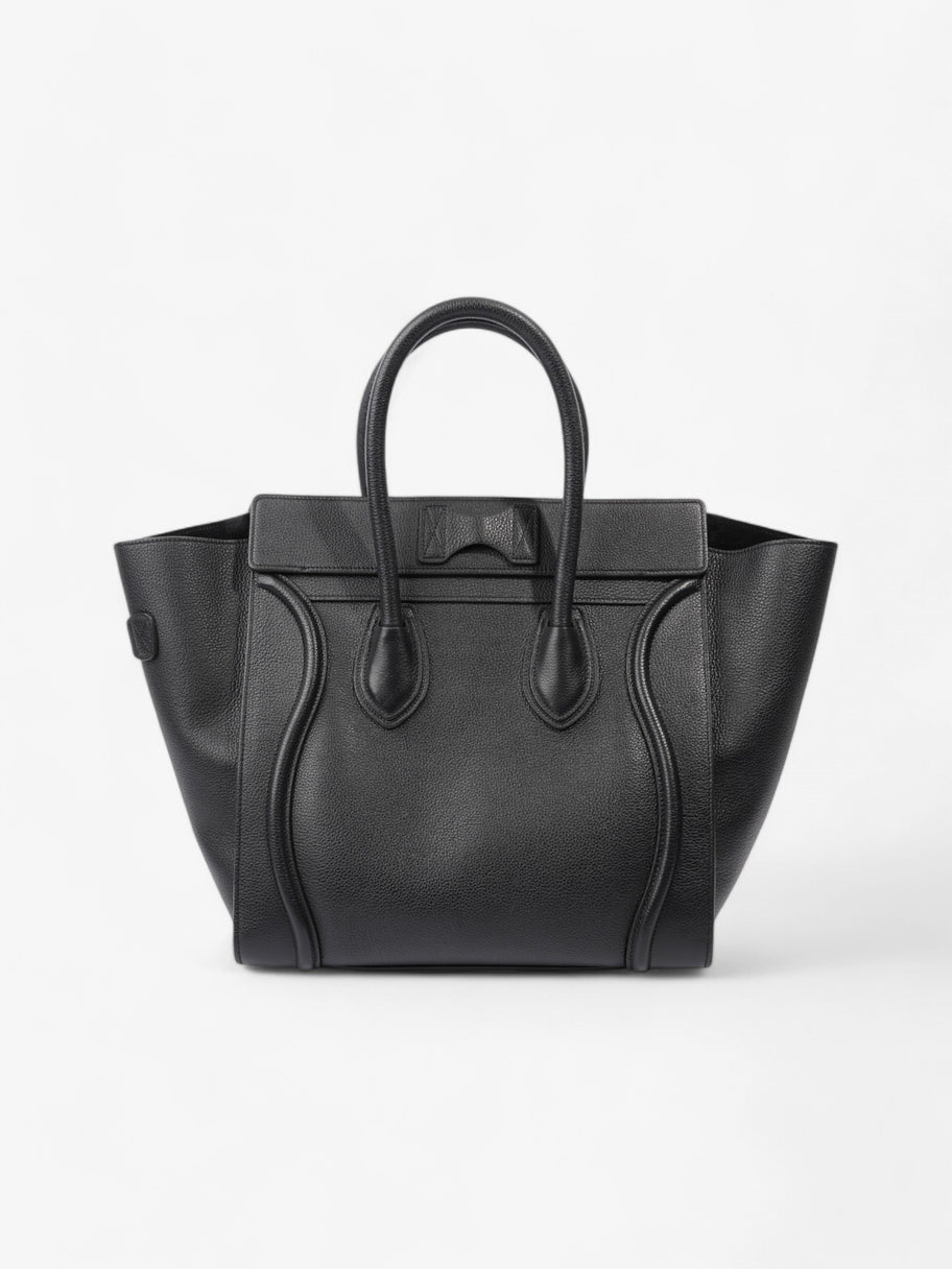 Celine Luggage Tote Black Grained Leather Mini Image 4