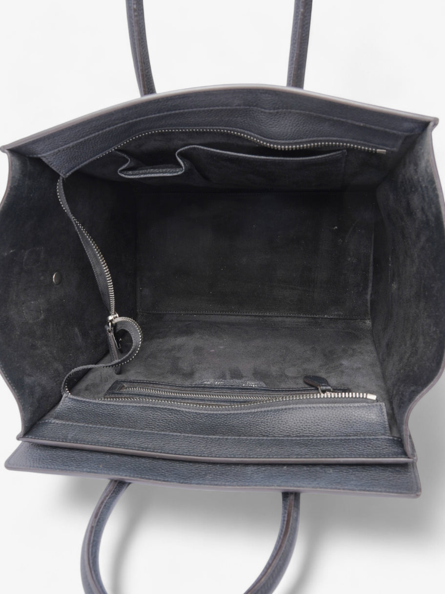 Celine Luggage Tote Black Grained Leather Mini Image 8