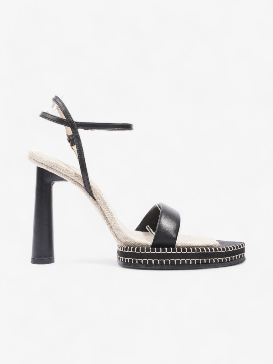 Jacquemus Les Sandales Novio 100mm Black / Natural Leather EU 36 UK 3 Image 4