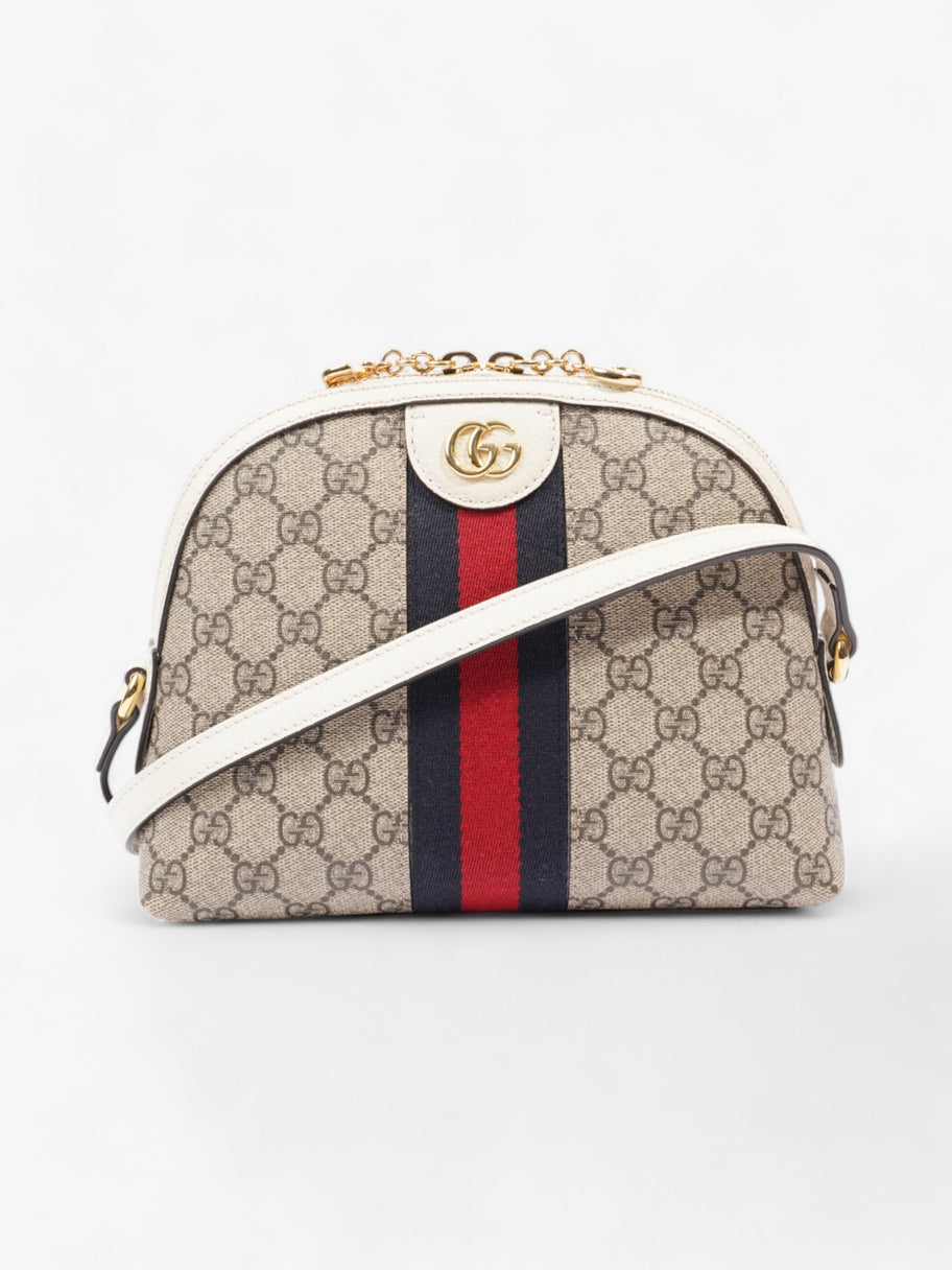 Gucci Ophidia GG GG Supreme / White Canvas Small Image 1