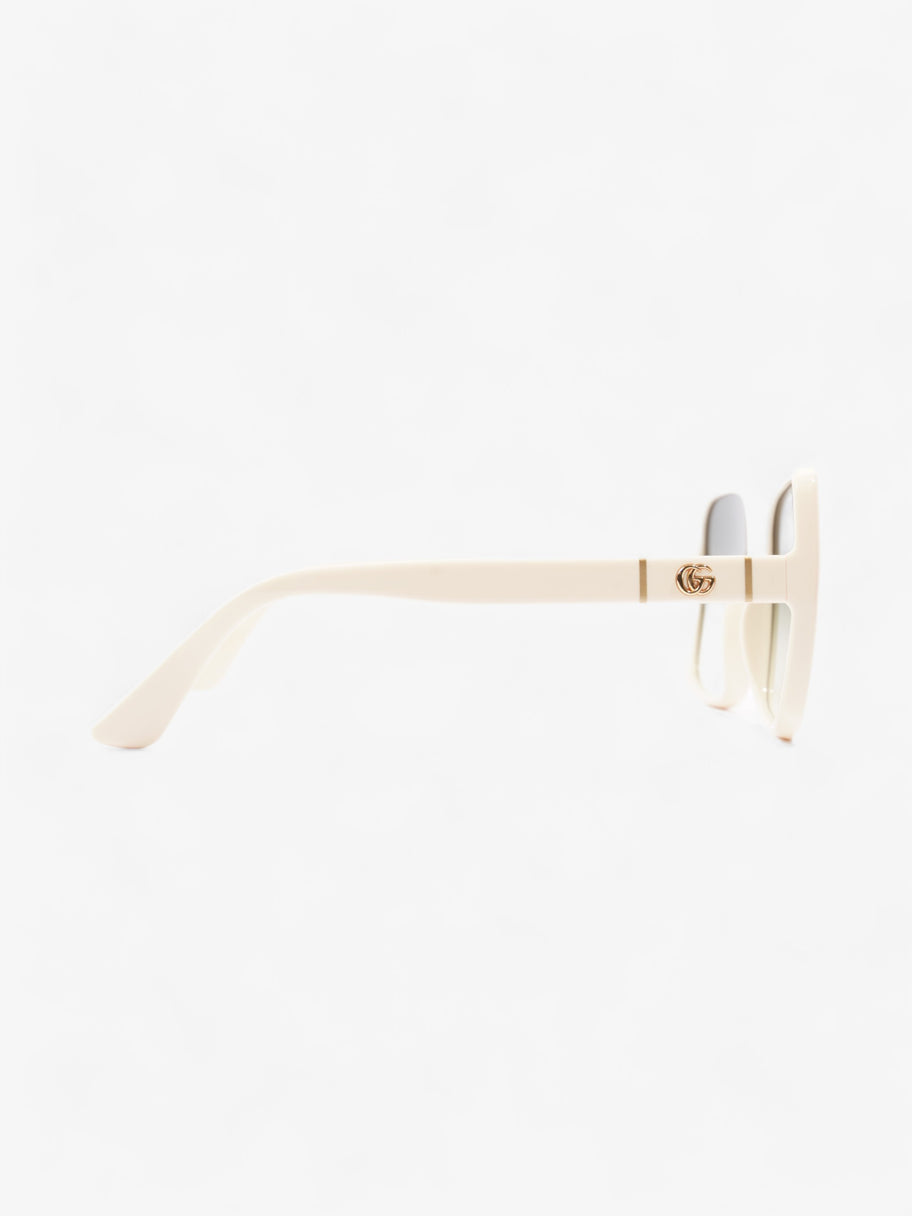 Gucci Oversized Sunglasses Cream Acetate 145mm Image 4