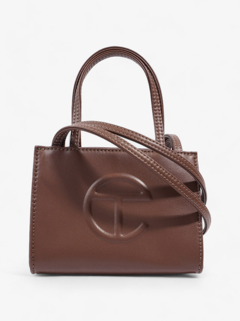  Telfar Shopping Bag Chocolate Brown Polyurethane Small