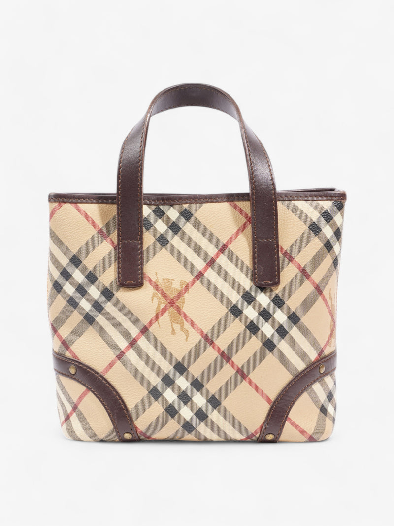  Burberry Check Handbag Nova Check PVC