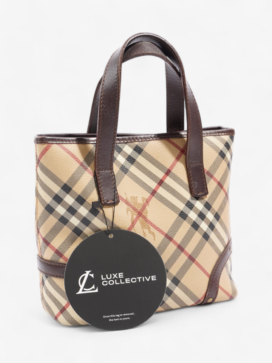 Burberry Check Handbag Nova Check PVC Image 9