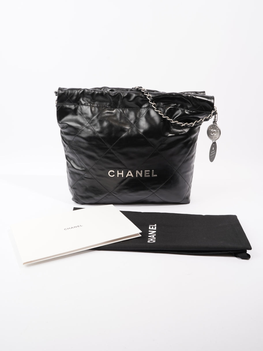 Chanel Chanel 22 Black Calfskin Leather Small Image 12