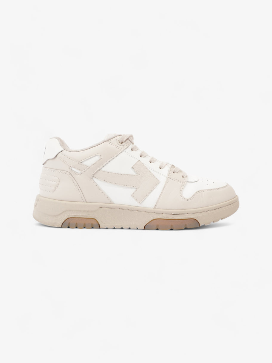 Off White Out Of Office Beige / White Leather EU 42 UK 8 Image 1