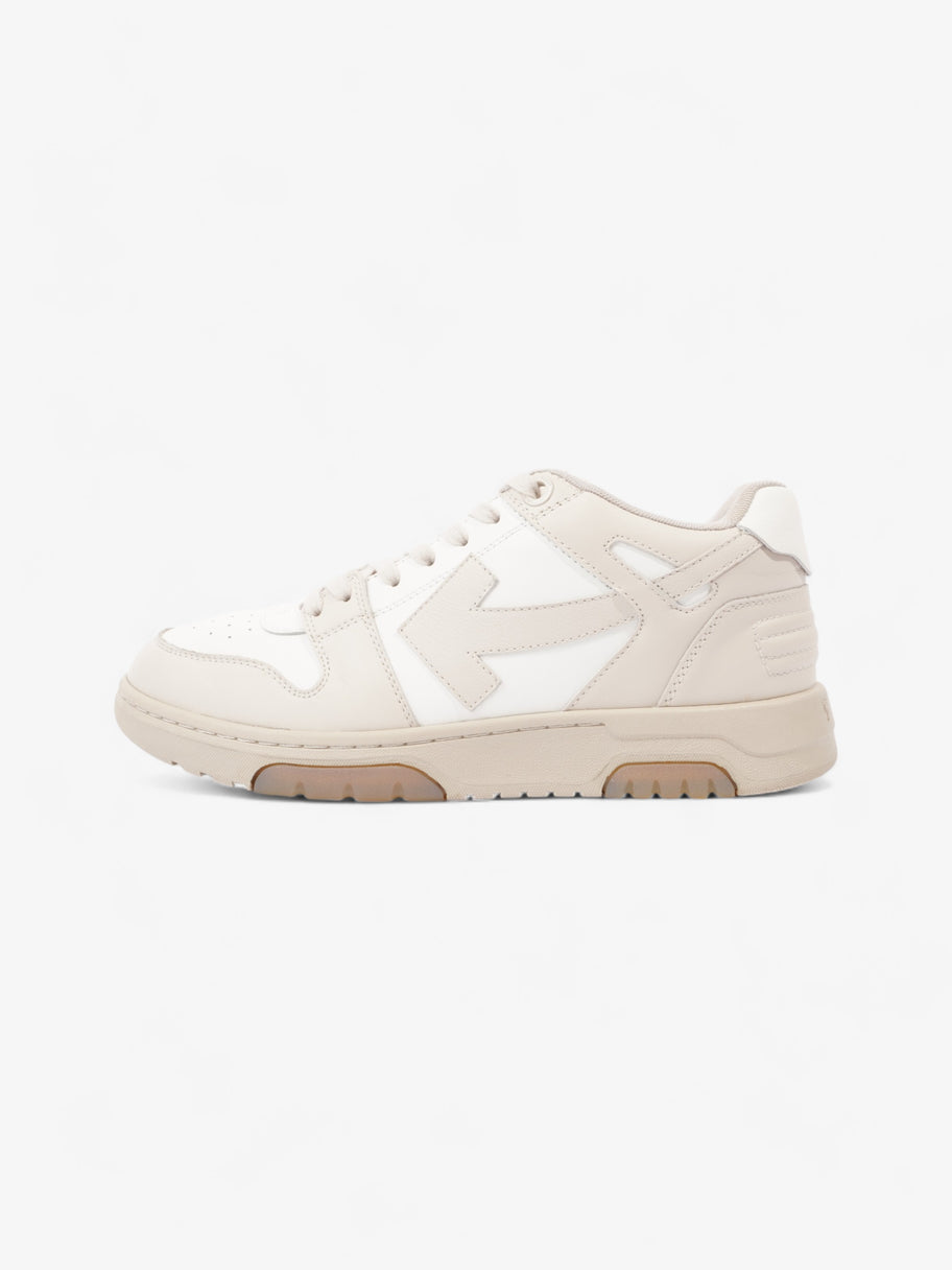 Off White Out Of Office Beige / White Leather EU 42 UK 8 Image 5