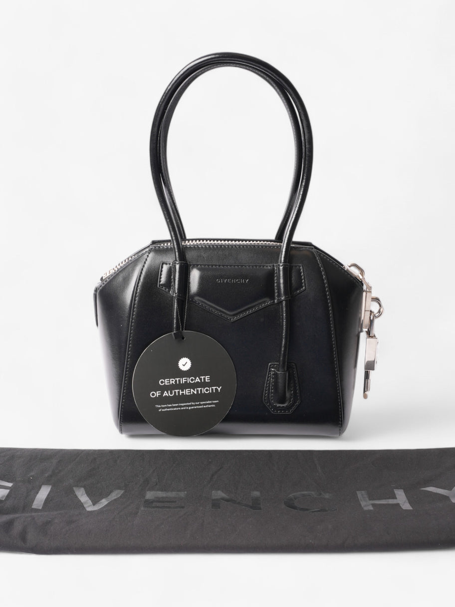 Givenchy Antigona Lock Black Leather Mini Image 11