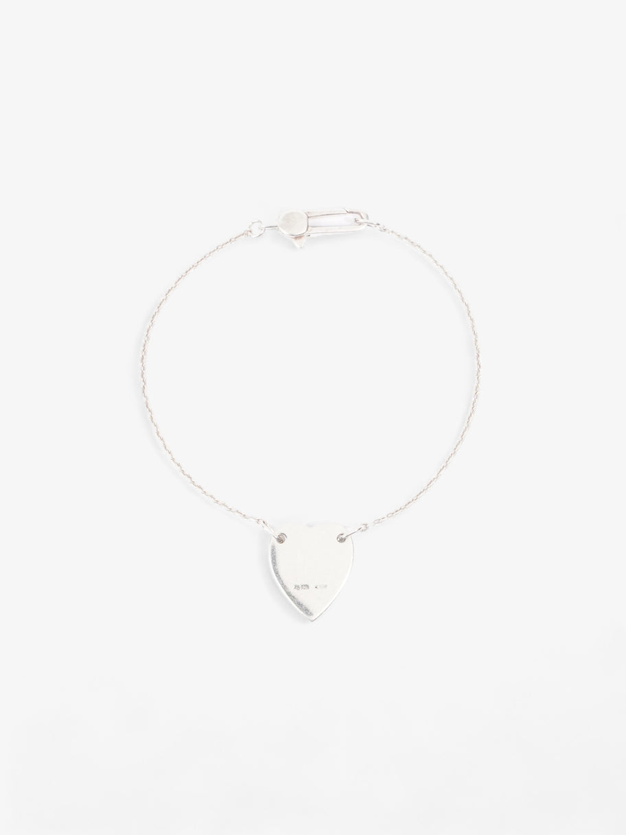 Gucci Trademark Heart Bracelet Silver Silver Sterling 17 Image 3