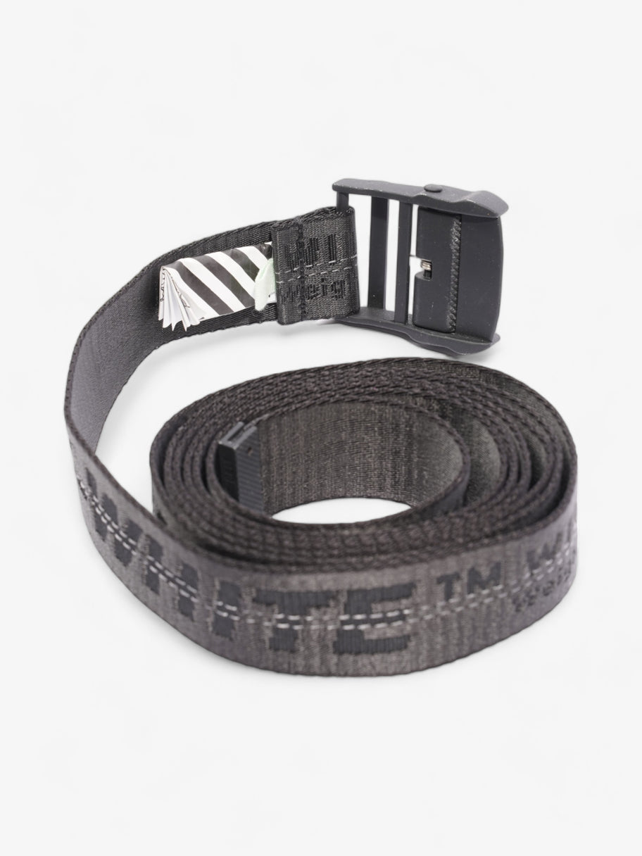 Black industrial belt off white best sale