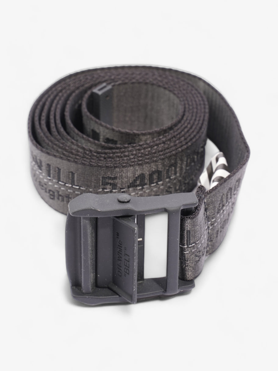 Black industrial belt off white hotsell